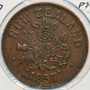New Zealand 1857 Penny Token 491018 combine shipping
