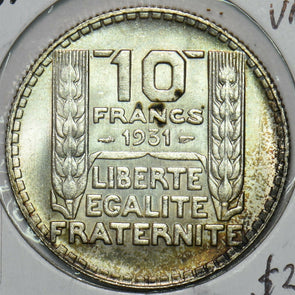 France 1931 10 Francs UNC 491314 combine shipping