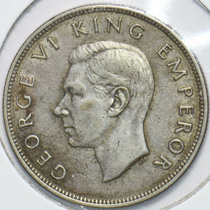 New Zealand 1937 George VI 1/2 Crown Ram animal 192200 combine shipping