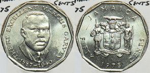 Jamaica 1975 50 Cents 153862 combine shipping
