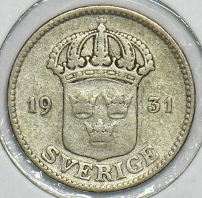 Sweden 1931 25 Ore 903951 combine shipping