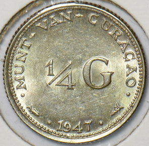 Netherlands Antilles 1947 1/4 Gulden Curacao 151331 combine shipping
