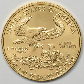 1993 Gold Coins $25 1/2 gold eagle key date GL0263
