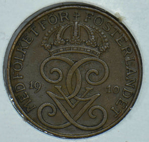 Sweden 1910 2 Ore 290571 combine shipping