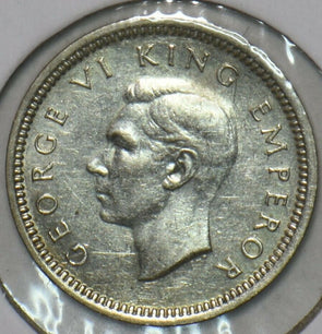New Zealand 1940 3 Pence 152384 combine shipping