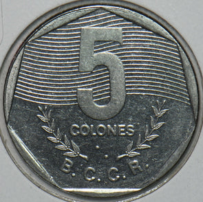 Costa Rica 1989 5 Colones 152221 combine shipping