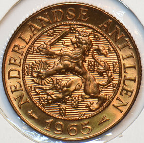 Netherlands Antilles 1965 2 1/2 Cents Lion animal 294851 combine shipping