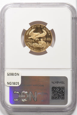 1995-W $10 1/4oz Gold Eagle PROOF NGC PF69 UC NG1805