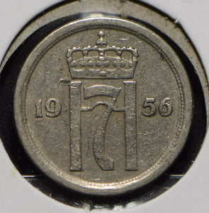 Norway 1956 25 Ore  900276 combine shipping
