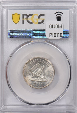 Fiji 1942 S Shilling PCGS MS 62 PI0110 combine shipping