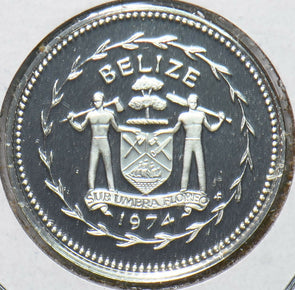 Belize 1974 Cent Swallow-tailed Kite animal Proof 192834 combine shipping