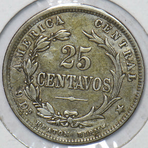 Costa Rica 1893 25 Centavos 295163 combine shipping