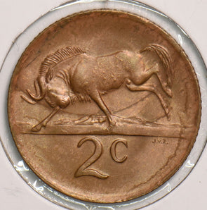 South Africa 1976 2 Cents Wildebeest 199276 combine shipping