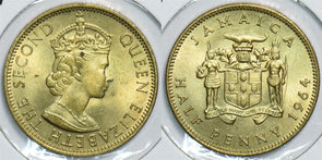 Jamaica 1964 1/2 Penny 153855 combine shipping