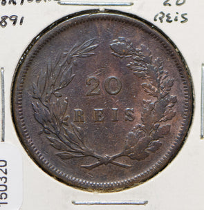 Portugal 1891 20 Reis  150320 combine shipping