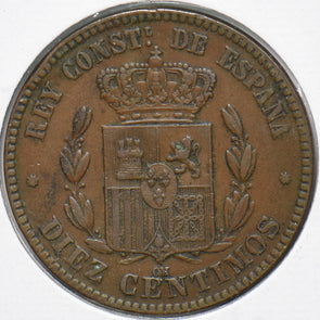 Spain 1878 10 Centimos 902504 combine shipping