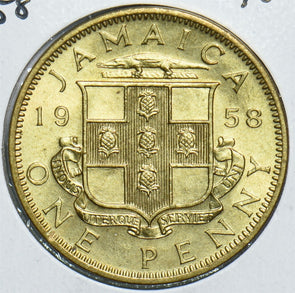 Jamaica 1958 Penny 198492 combine shipping