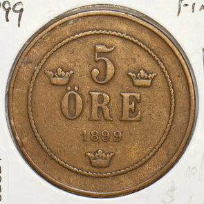 Sweden 1899 5 Ore 152821 combine shipping