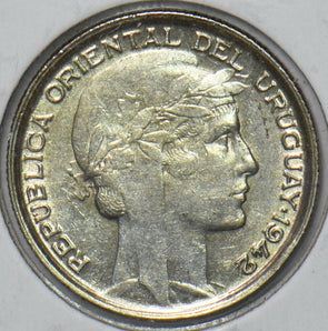 Uruguay 1942 20 Centesimos 295988 combine shipping