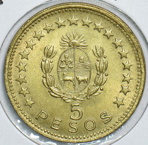 Uruguay 1965 5 Pesos 240961 combine shipping
