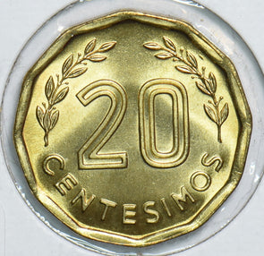 Uruguay 1981 20 Centesimos 198642 combine shipping