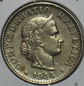 Switzerland 1944 20 Rappen 152284 combine shipping