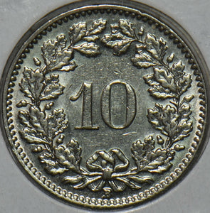 Switzerland 1936 10 Rappen 196215 combine shipping