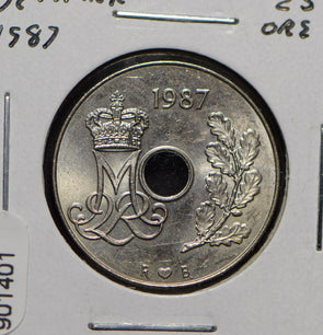 Denmark 1987 25 Ore  901401 combine shipping
