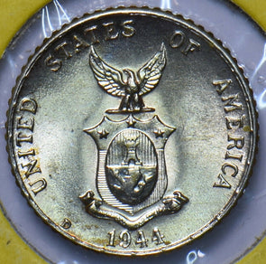 Philippines 1944 D 10 Centavos Eagle animal UNC 294915 combine shipping