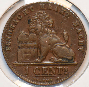 Belgium 1912 Centime Lion animal 193243 combine shipping