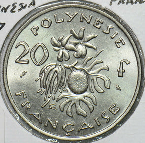 French Polynesia 1967 20 Francs 240420 combine shipping
