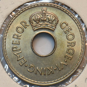 Fiji 1937 Penny BU 294611 combine shipping