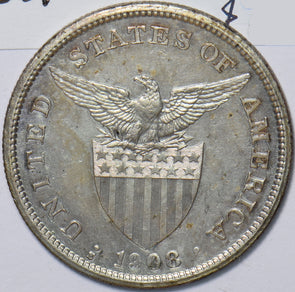 Philippines 1908 S Peso Eagle animal BU P0284 combine shipping