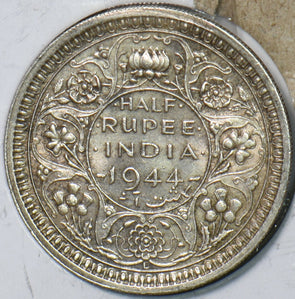 British India 1944 1/2 Rupee 295451 combine shipping
