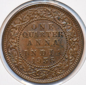 British India 1936 1/4 Anna 902378 combine shipping