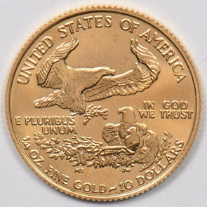 1986 10 Dollars gold 1/4oz gold eagle GL0239 combine shipping