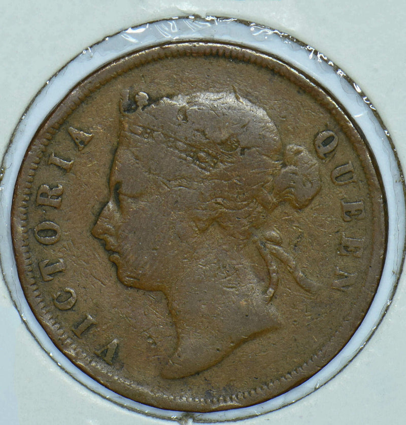 Straits Settlements 1883 Queen Victoria Cent 290537 combine shipping