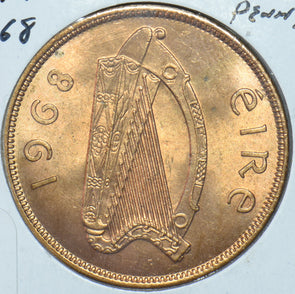 Ireland 1968 Penny Hen with chicks animal 191376 combine shipping
