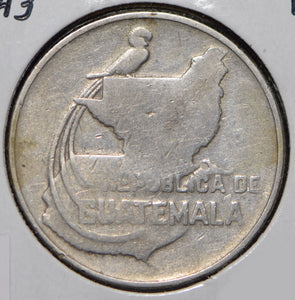 Guatemala 1943 25 Centavos Quetzal animal  150111 combine shipping