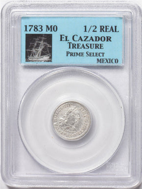 1783 Silver MO Mexico 1/2 Real El Cazador Treasure PCGS PC1664