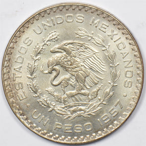 Mexico 1957 Peso Eagle with Snake M0393 combine shipping