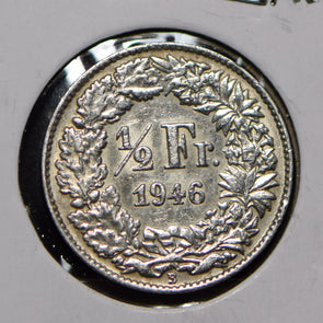 Switzerland 1946 1/2 Franc  900836 combine shipping