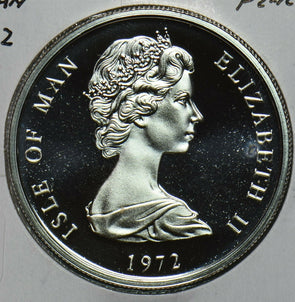 Isle of Man 1972 25 Pence Wedding Anniversary 296865 combine shipping