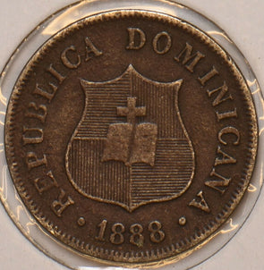 Dominican Republic 1888 2 1/2 Centavos 196504 combine shipping