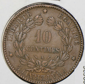 France 1893 10 Centimes  290626 combine shipping