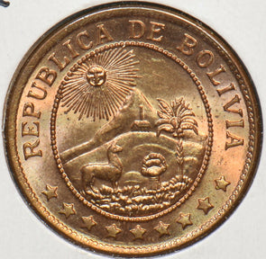 Bolivia 1942 50 Centavos Alpaka animal 295395 combine shipping