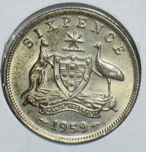Australia 1959 6 Pence 198913 combine shipping