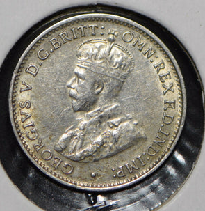 Australia 1936 3 Pence Kangaroo animal Emu  292010 combine shipping