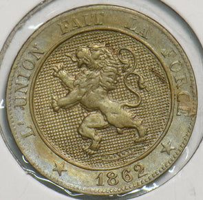 Belgium 1862 5 Centimes 0 197857 combine shipping