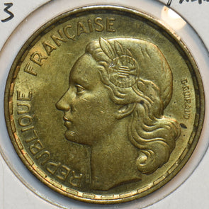 France 1953 50 Francs Rooster animal 297229 combine shipping